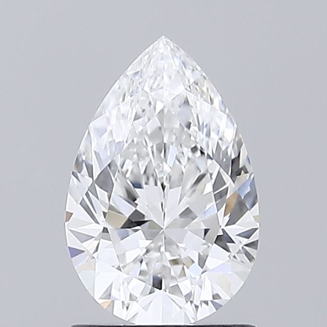1.07 Carat Pear Shaped, Ideal Cut, E Color, VVS2 Clarity, IGI Certified Lab Grown Diamond