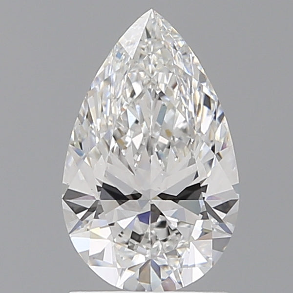 1.50 Carat Pear Shaped, Ideal Cut, E Color, VS1 Clarity, IGI Certified Lab Grown Diamond