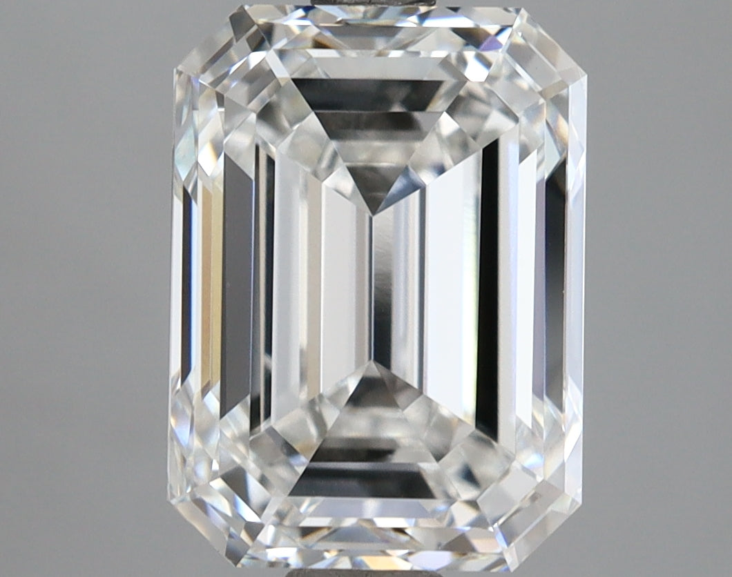 3.55 Carat Emerald Shaped, Ideal Cut, E Color, VVS1 Clarity, IGI Certified Lab Grown Diamond