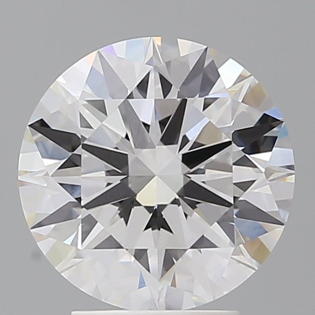 3.53 Carat Round Shaped, Ideal Cut, E Color, VVS2 Clarity, IGI Certified Lab Grown Diamond