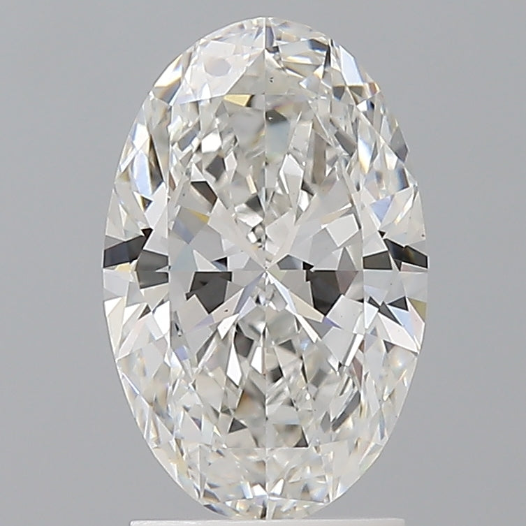 2.10 Carat Oval Shaped, Ideal Cut, E Color, VS1 Clarity, IGI Certified Lab Grown Diamond