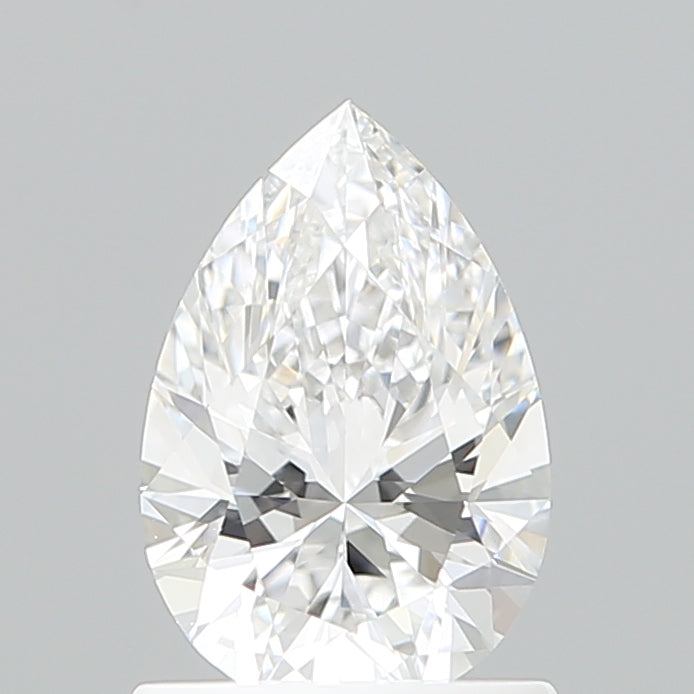 1.05 Carat Pear Shaped, Ideal Cut, D Color, VVS2 Clarity, IGI Certified Lab Grown Diamond