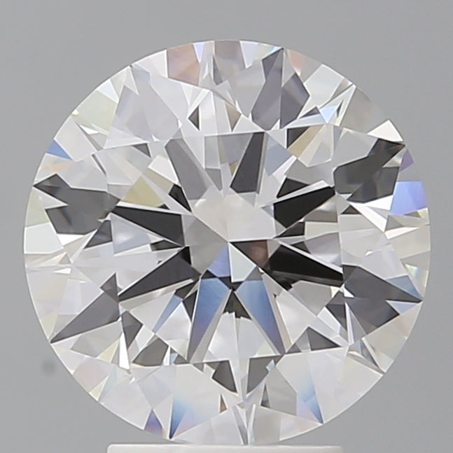 4.03 Carat Round Shaped, Ideal Cut, E Color, VVS2 Clarity, IGI Certified Lab Grown Diamond