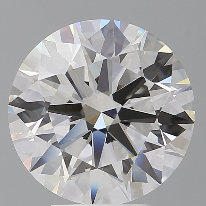 5.08 Carat Round Shaped, Ideal Cut, F Color, VVS2 Clarity, IGI Certified Lab Grown Diamond