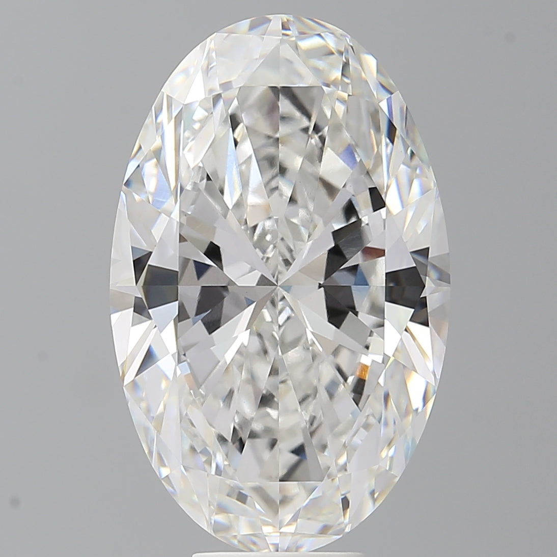 10.03 Carat Oval Shaped, Ideal Cut, F Color, VVS2 Clarity, IGI Certified Lab Grown Diamond