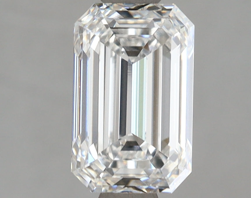 2.01 Carat Emerald Shaped, Ideal Cut, E Color, VVS1 Clarity, IGI Certified Lab Grown Diamond