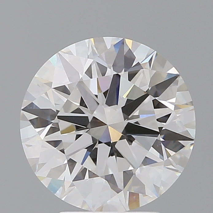 4.04 Carat Round Shaped, Ideal Cut, E Color, VVS2 Clarity, IGI Certified Lab Grown Diamond
