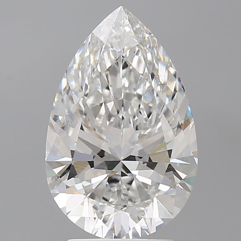 3.51 Carat Pear Shaped, Ideal Cut, E Color, VS2 Clarity, IGI Certified Lab Grown Diamond