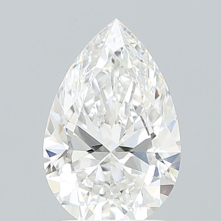 2.06 Carat Pear Shaped, Ideal Cut, E Color, VVS2 Clarity, IGI Certified Lab Grown Diamond
