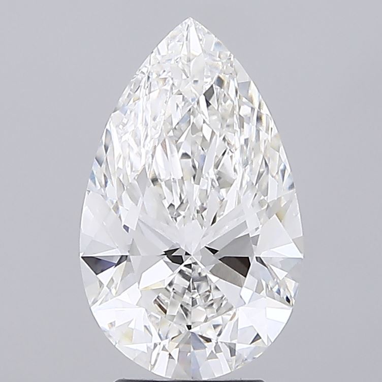 4.01 Carat Pear Shaped, Excellent Cut, E Color, VVS1 Clarity, IGI Certified Lab Grown Diamond