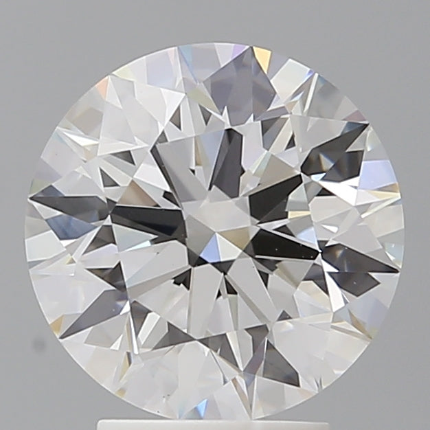 3.53 Carat Round Shaped, Ideal Cut, F Color, VVS2 Clarity, IGI Certified Lab Grown Diamond