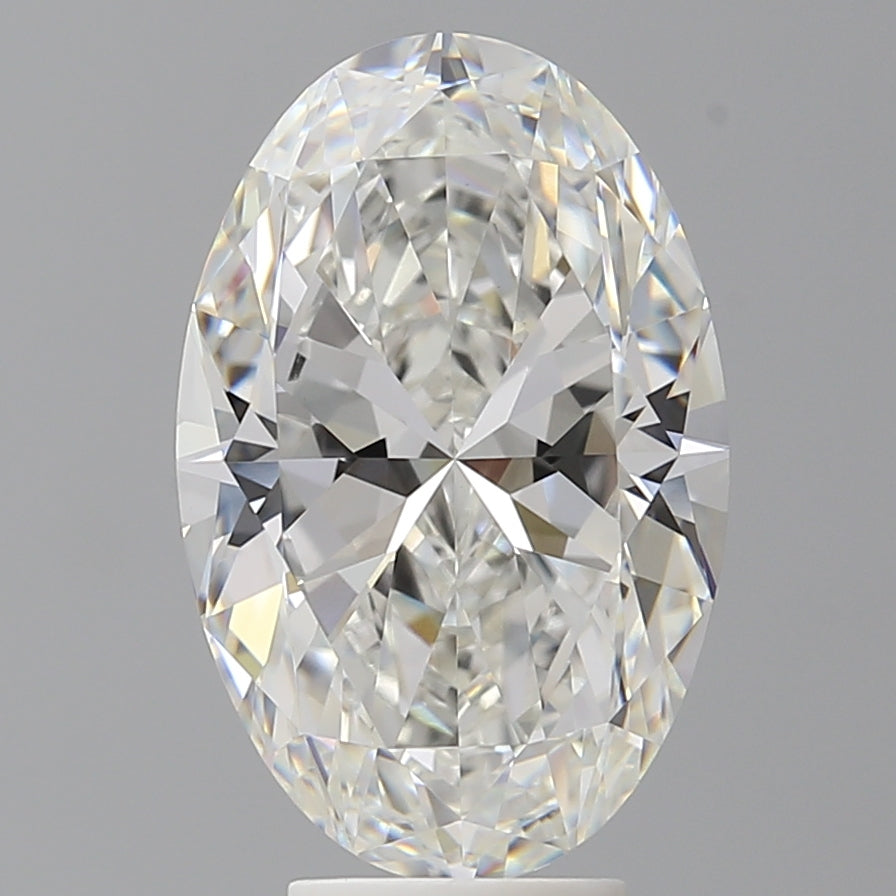 6.03 Carat Oval Shaped, Ideal Cut, F Color, VVS2 Clarity, IGI Certified Lab Grown Diamond