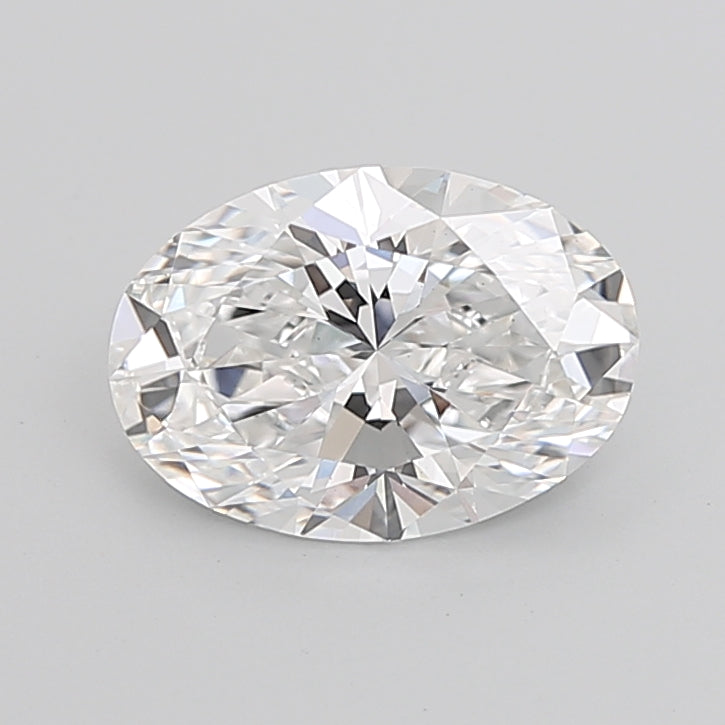 4.03 Carat Oval Shaped, Ideal Cut, D Color, VVS2 Clarity, IGI Certified Lab Grown Diamond