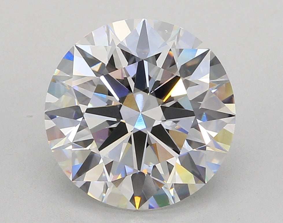 5.04 Carat Round Shaped, Ideal Cut, E Color, VVS2 Clarity, IGI Certified Lab Grown Diamond