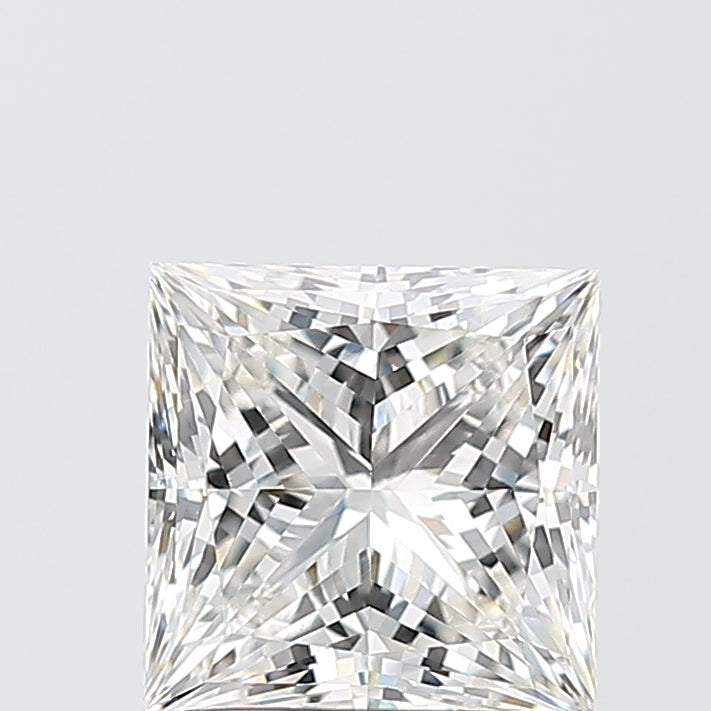 2.01 Carat Princess Shaped, Excellent Cut, F Color, VS1 Clarity, IGI Certified Lab Grown Diamond