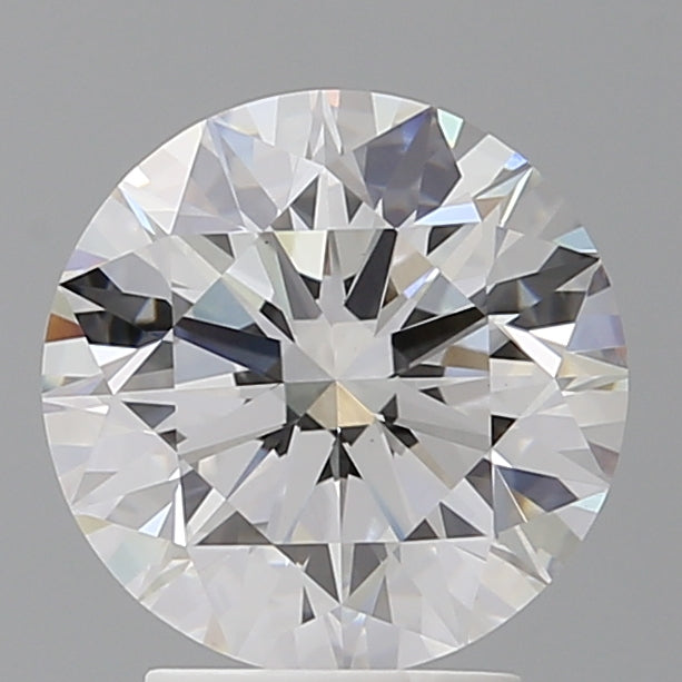 3.09 Carat Round Shaped, Ideal Cut, F Color, VVS2 Clarity, IGI Certified Lab Grown Diamond