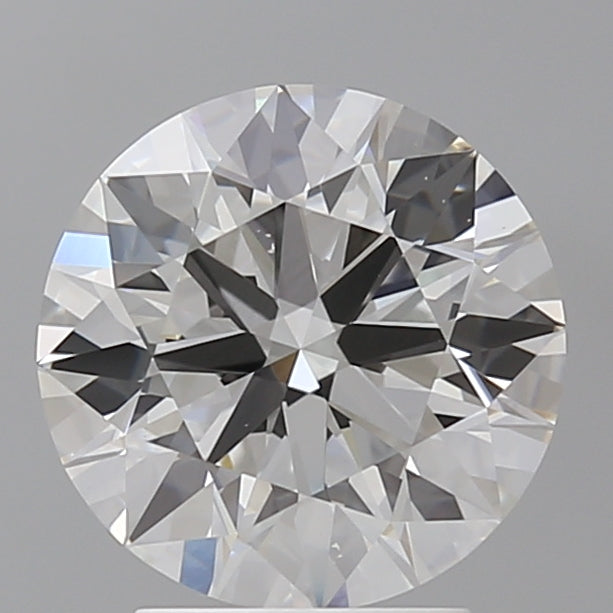 3.01 Carat Round Shaped, Excellent Cut, F Color, VS2 Clarity, IGI Certified Lab Grown Diamond