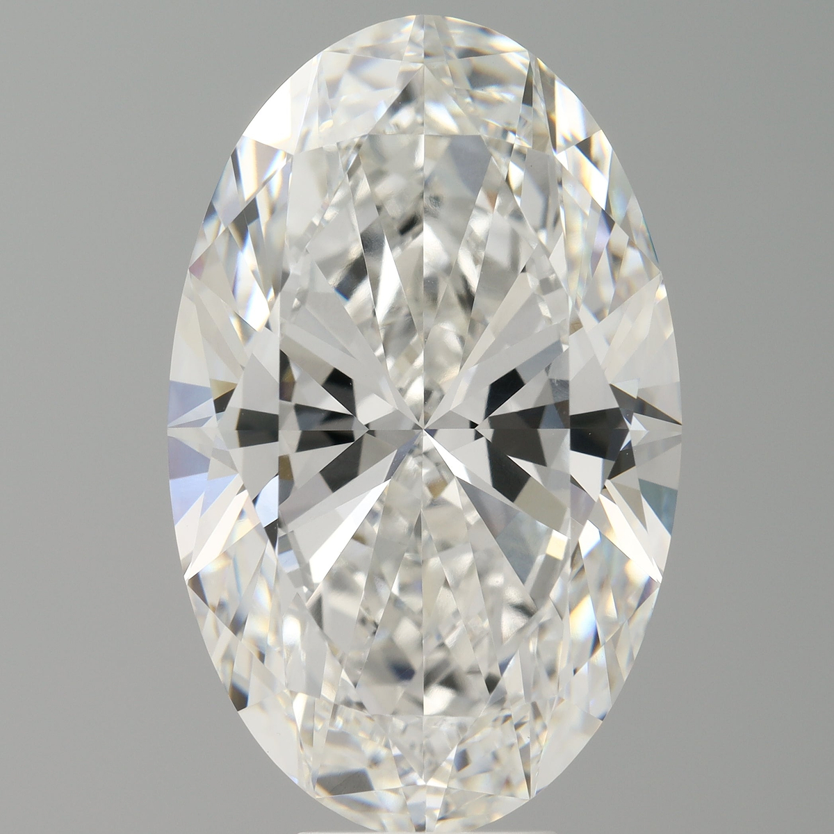 10.00 Carat Oval Shaped, Ideal Cut, E Color, VVS2 Clarity, IGI Certified Lab Grown Diamond