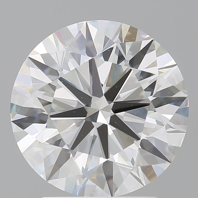 3.02 Carat Round Shaped, Ideal Cut, F Color, VVS2 Clarity, IGI Certified Lab Grown Diamond