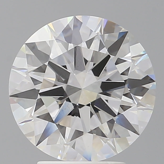 3.59 Carat Round Shaped, Ideal Cut, F Color, VVS2 Clarity, IGI Certified Lab Grown Diamond