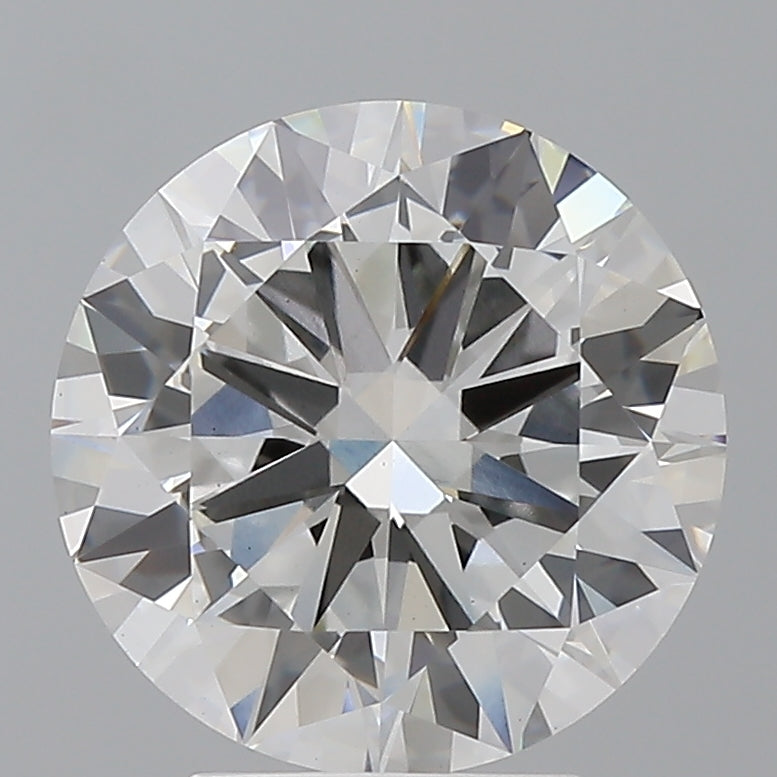4.01 Carat Round Shaped, Excellent Cut, F Color, VS1 Clarity, IGI Certified Lab Grown Diamond