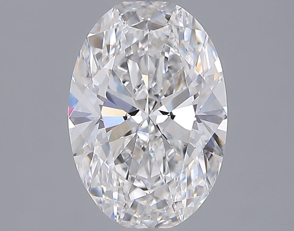 1.53 Carat Oval Shaped, Ideal Cut, D Color, VS1 Clarity, IGI Certified Lab Grown Diamond