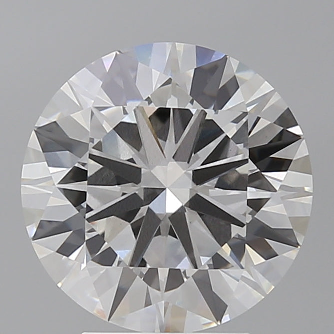 4.03 Carat Round Shaped, Ideal Cut, E Color, VVS2 Clarity, IGI Certified Lab Grown Diamond