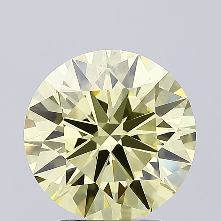 3.00 Carat Round Shaped, Excellent Cut, VS1 Clarity, IGI Certified Lab Grown Diamond