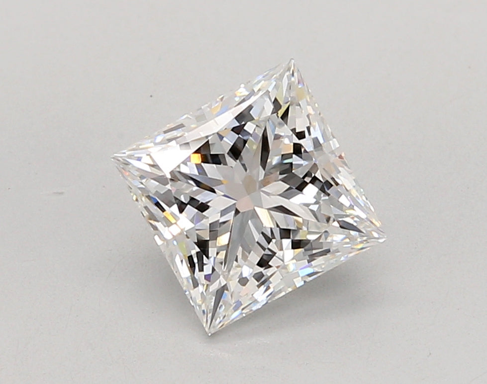 2.07 Carat Princess Shaped, Ideal Cut, E Color, VVS1 Clarity, IGI Certified Lab Grown Diamond