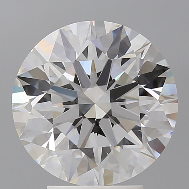 4.09 Carat Round Shaped, Ideal Cut, E Color, VVS2 Clarity, IGI Certified Lab Grown Diamond
