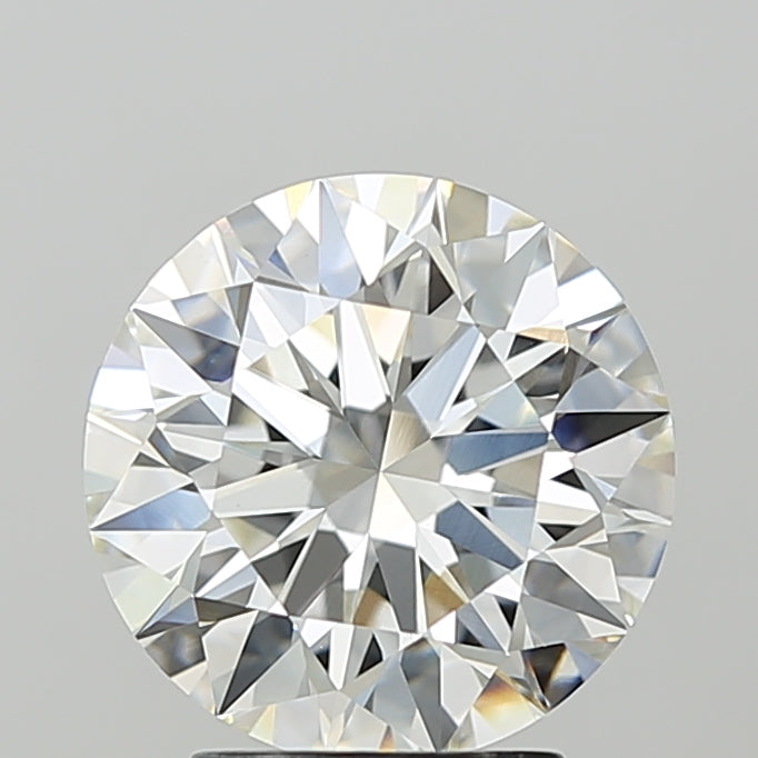 3.10 Carat Round Shaped, Ideal Cut, F Color, VVS2 Clarity, IGI Certified Lab Grown Diamond