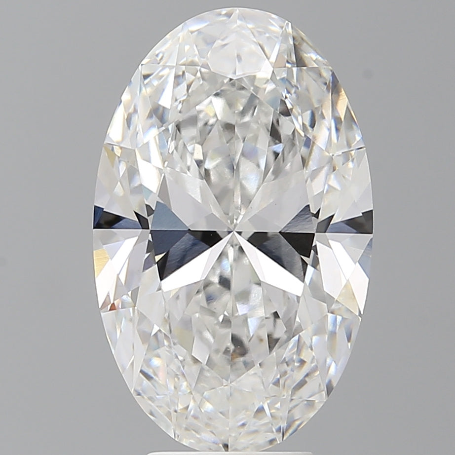 6.01 Carat Oval Shaped, Ideal Cut, E Color, VVS2 Clarity, IGI Certified Lab Grown Diamond