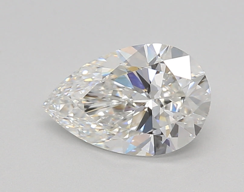 1.02 Carat Pear Shaped, Ideal Cut, F Color, VS1 Clarity, GIA Certified Lab Grown Diamond