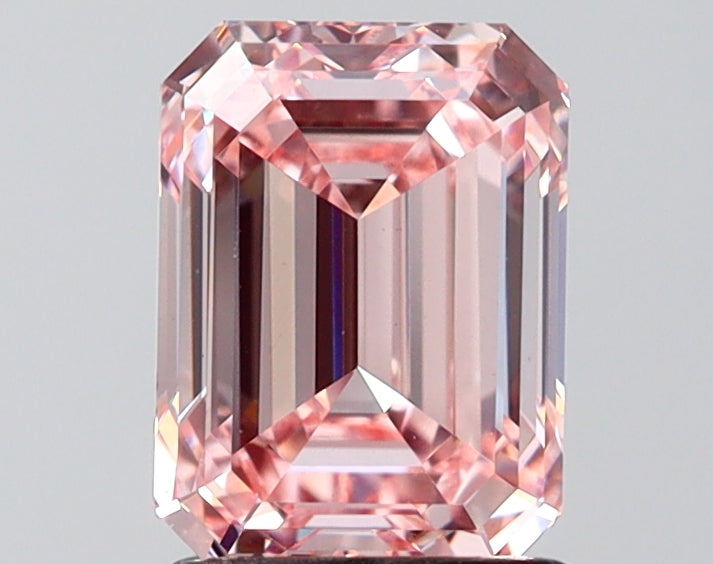 2.06 Carat Emerald Shaped, Ideal Cut, VS1 Clarity, IGI Certified Lab Grown Diamond