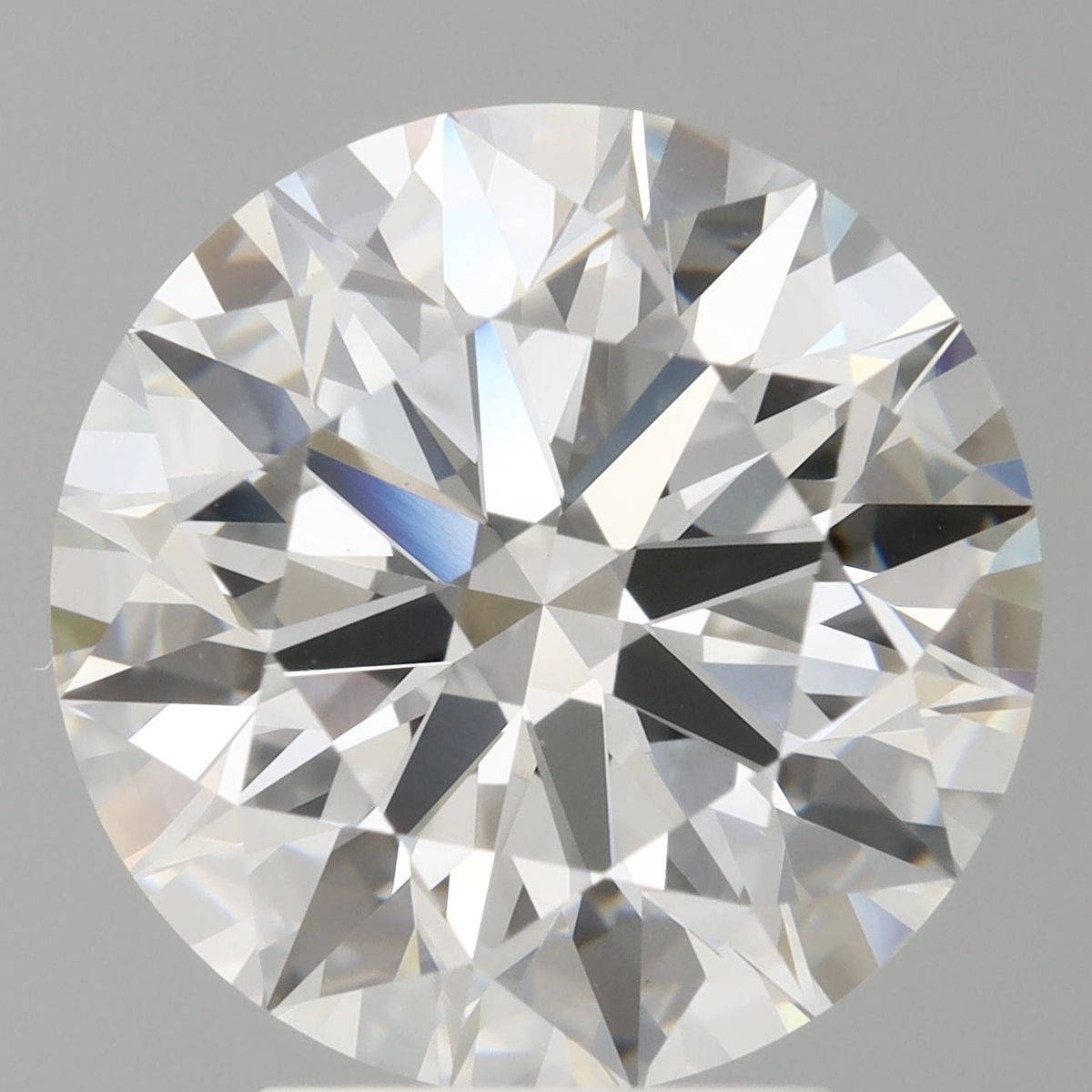 4.09 Carat Round Shaped, Ideal Cut, E Color, VVS2 Clarity, IGI Certified Lab Grown Diamond