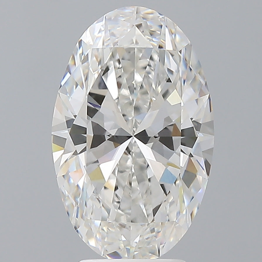 3.60 Carat Oval Shaped, Ideal Cut, E Color, VVS2 Clarity, IGI Certified Lab Grown Diamond