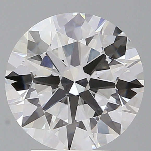 3.06 Carat Round Shaped, Ideal Cut, E Color, VVS2 Clarity, IGI Certified Lab Grown Diamond