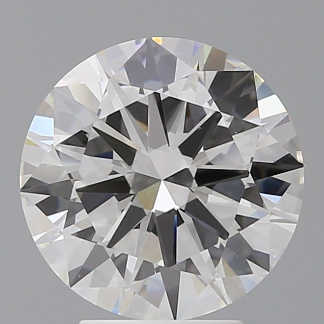 4.03 Carat Round Shaped, Excellent Cut, F Color, VVS2 Clarity, IGI Certified Lab Grown Diamond