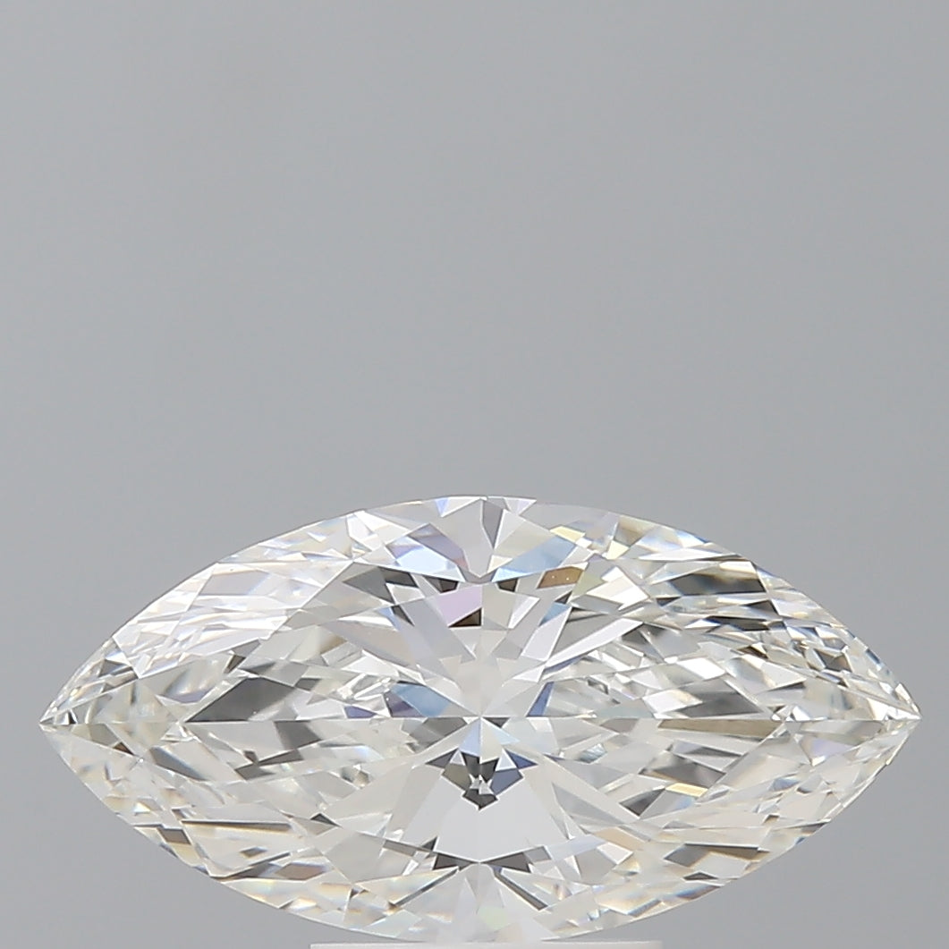 3.10 Carat Marquise Shaped, Ideal Cut, G Color, VVS2 Clarity, IGI Certified Lab Grown Diamond