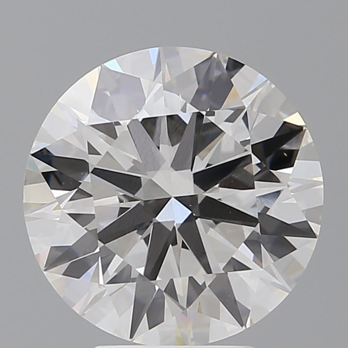 5.00 Carat Round Shaped, Excellent Cut, F Color, VS1 Clarity, IGI Certified Lab Grown Diamond