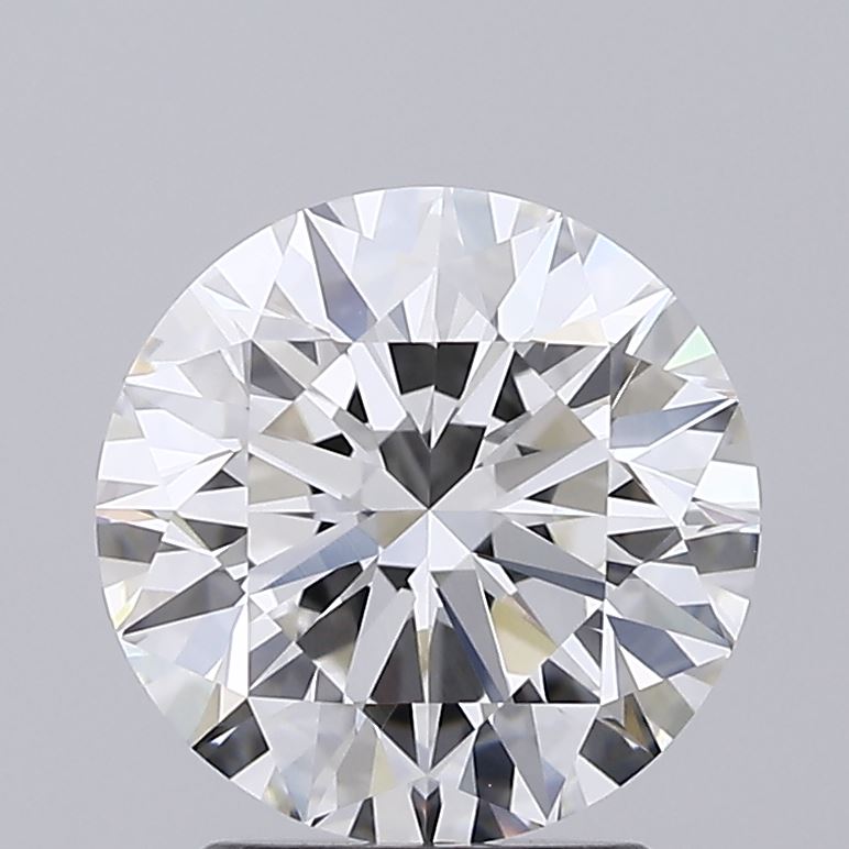 2.57 Carat Round Shaped, Ideal Cut, G Color, VVS2 Clarity, IGI Certified Lab Grown Diamond