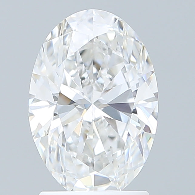 2.04 Carat Oval Shaped, Ideal Cut, D Color, VVS2 Clarity, IGI Certified Lab Grown Diamond