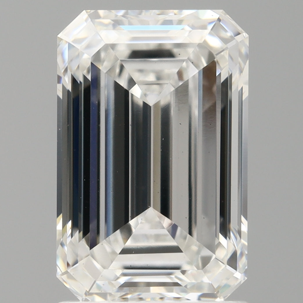 2.02 Carat Emerald Shaped, Ideal Cut, E Color, VS1 Clarity, IGI Certified Lab Grown Diamond