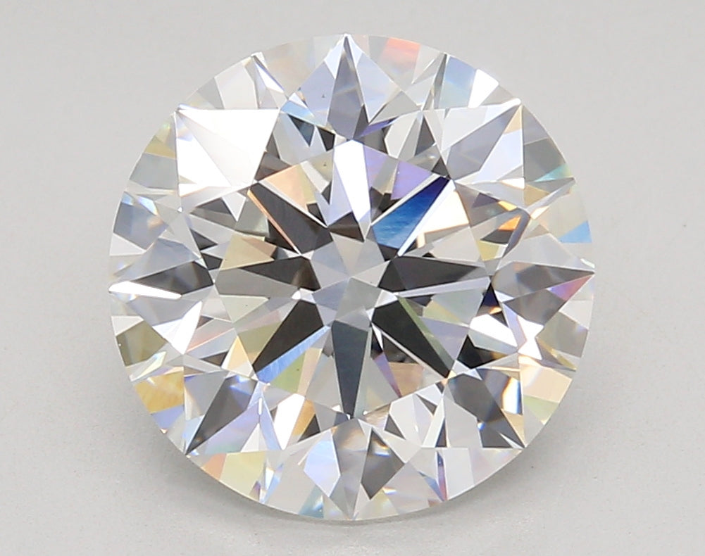 5.01 Carat Round Shaped, Ideal Cut, F Color, VS1 Clarity, IGI Certified Lab Grown Diamond