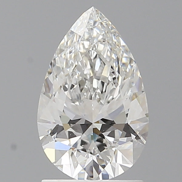 1.52 Carat Pear Shaped, Ideal Cut, E Color, VVS2 Clarity, IGI Certified Lab Grown Diamond