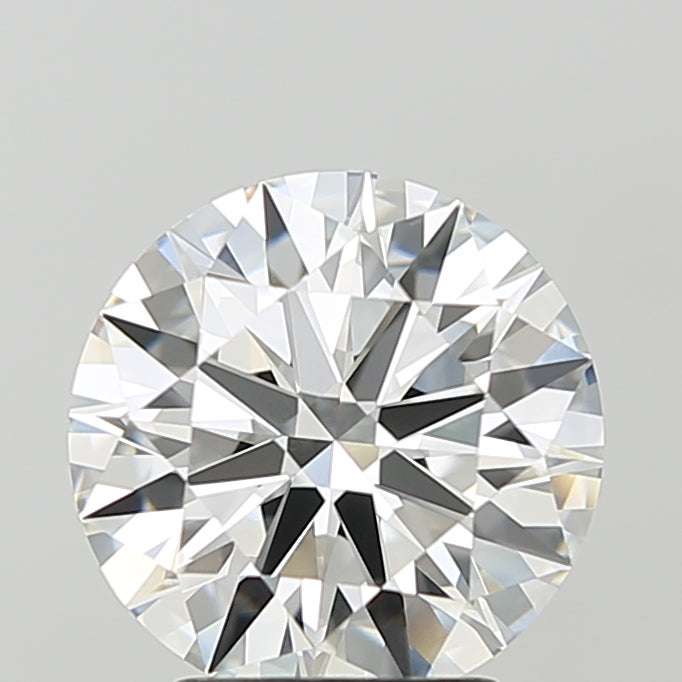 3.10 Carat Round Shaped, Ideal Cut, G Color, VVS2 Clarity, IGI Certified Lab Grown Diamond