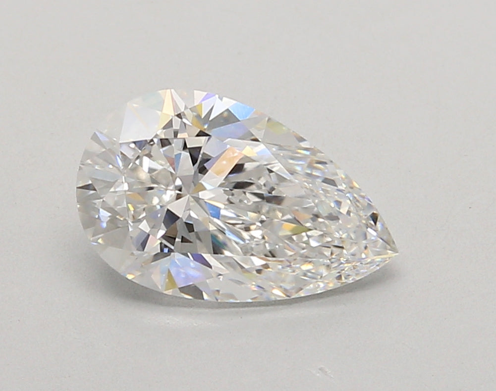 2.04 Carat Pear Shaped, Ideal Cut, E Color, VVS2 Clarity, IGI Certified Lab Grown Diamond