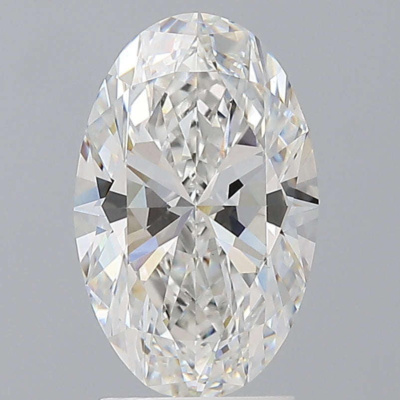 2.58 Carat Oval Shaped, Ideal Cut, E Color, VS1 Clarity, IGI Certified Lab Grown Diamond