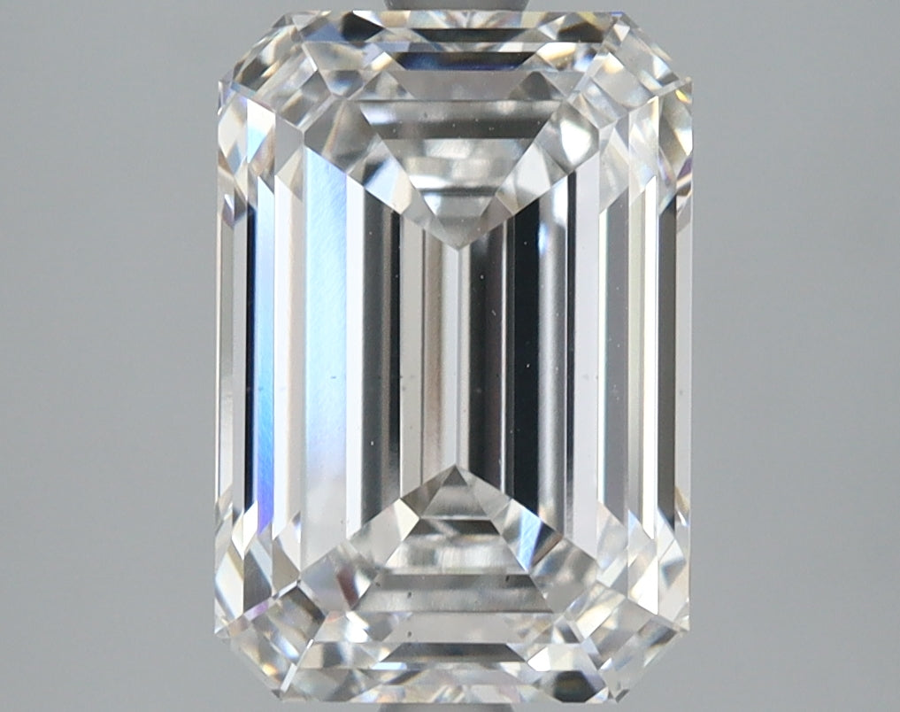 4.03 Carat Emerald Shaped, Ideal Cut, D Color, VS2 Clarity, IGI Certified Lab Grown Diamond