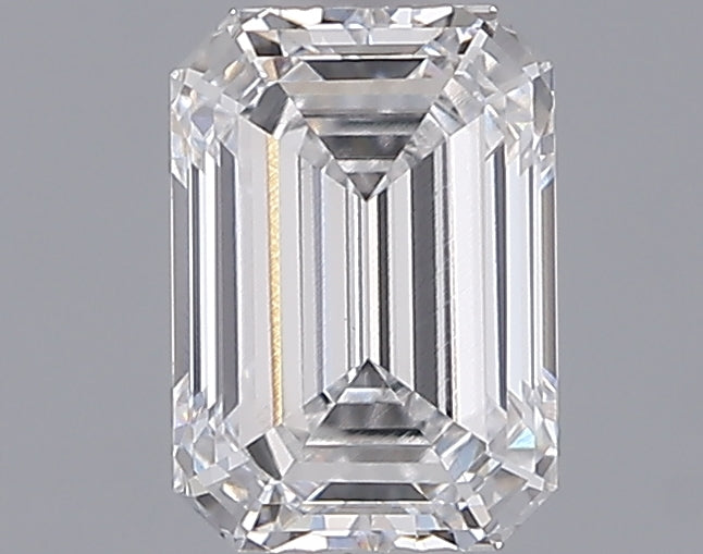 1.02 Carat Emerald Shaped, Ideal Cut, D Color, VVS1 Clarity, IGI Certified Lab Grown Diamond